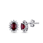 1.53 ct. Diamant Rubin Ohrringe