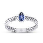 0.25 ct. Saphir Ring