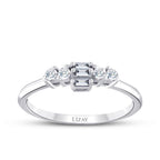 0.21 ct. Diamant Baguette Ring