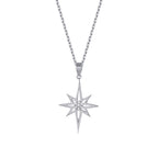 0.04 ct. Diamant Stern Halskette