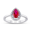 1.44 ct. Diamant Rubin Ring