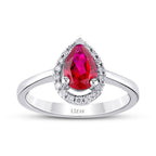 1.44 ct. Diamant Rubin Ring