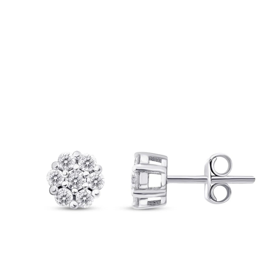 0.88 Karat Diamant Trend Blume Set