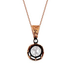 0.43 ct. Diamant Solitär Halskette