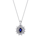 1.73 Karat Diamant Saphir Set