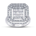 0.79 ct. Diamant Baguette Ring