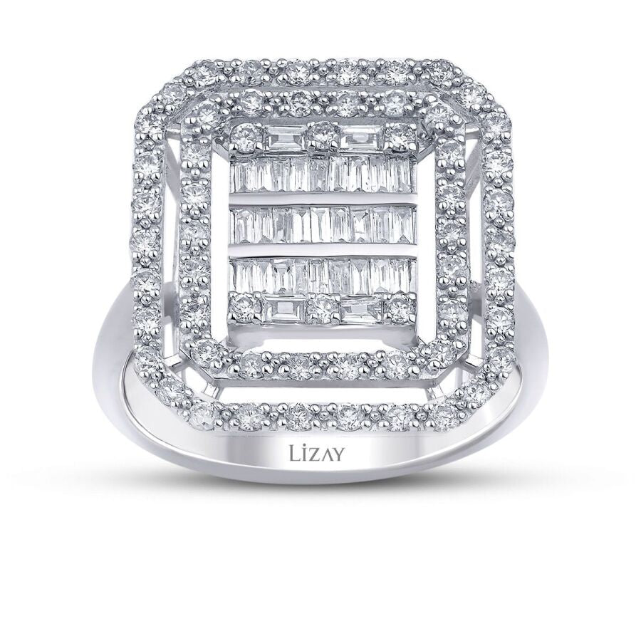 0.79 ct. Diamant Baguette Ring