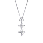 0.10 ct. Diamant Tria Halskette