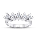 0.90 ct. Diamant Fünf-Stein Ring
