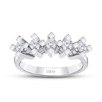 0.90 ct. Diamant Fünf-Stein Ring