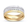 Gold Zweifarbiger Ehering