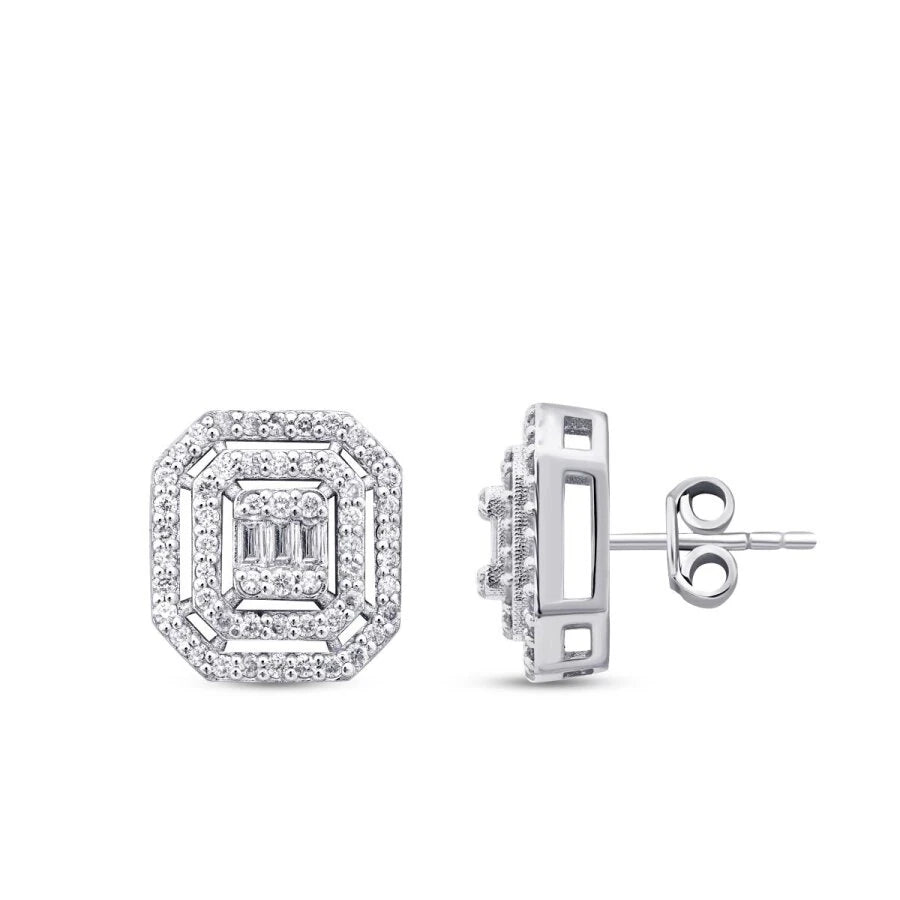 0.47 ct. Diamant Baguette Trend Ohrringe