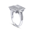 0.91 ct. Diamant Baguette Ring