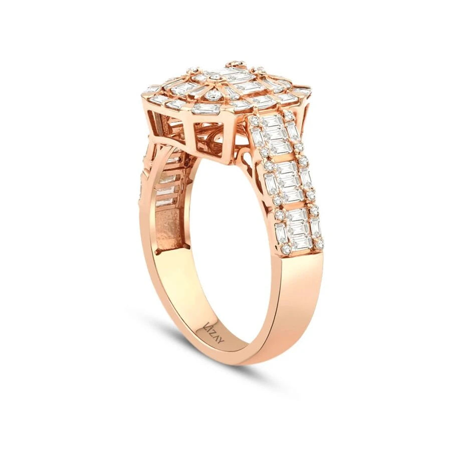 1.39 ct. Diamant Baguette Ring