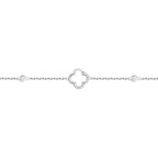 0.12 ct. Diamant Clover Armband