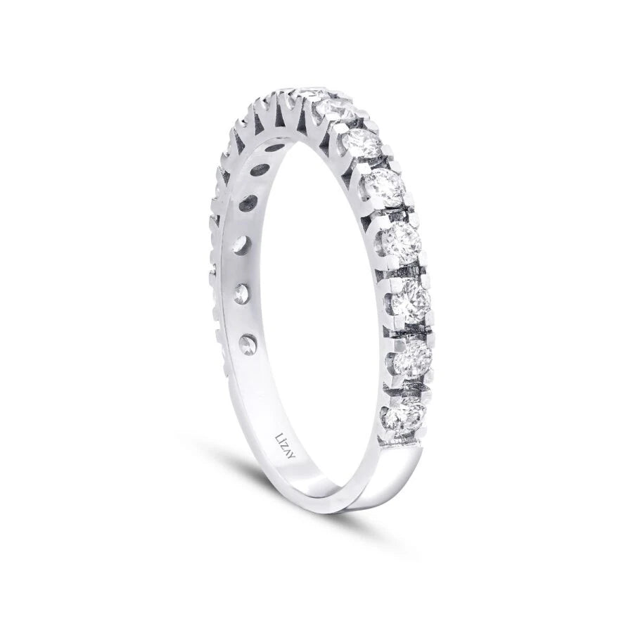 0.50 ct. Diamant Halb-Eternity Ring