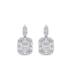 0.41 ct. Diamant Baguette Ohrringe