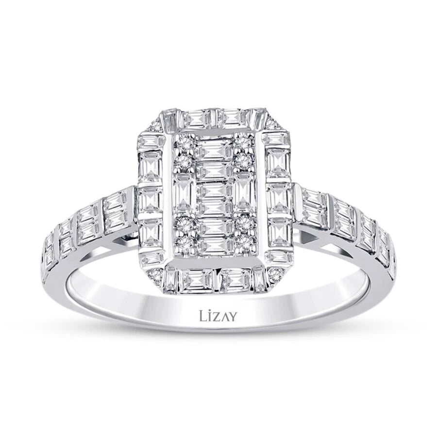 0.71 ct. Diamant Baguette Ring
