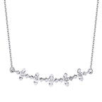 0.36 ct. Diamant Fünf-Stein Halskette