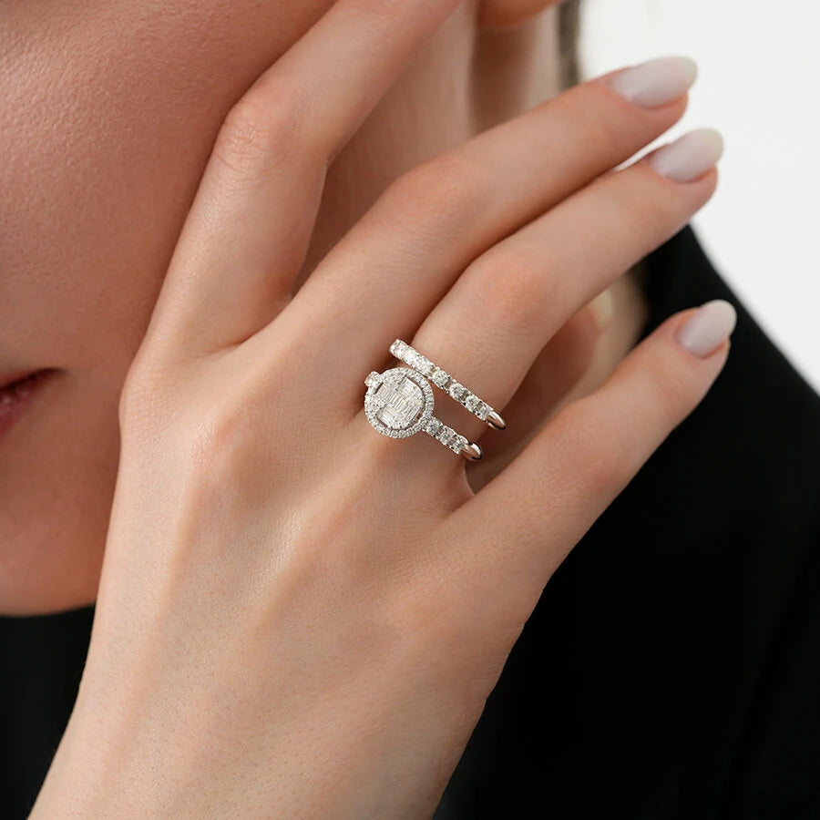 1.09 ct. Diamant Baguette Ring