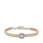 0.34 ct. Diamant Baguette Armband