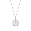 0.29 ct. Diamant Baguette Halskette