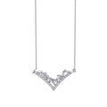 0.43 ct. Diamant Baguette Trend Halskette