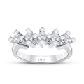 0.80 ct. Diamant Fünf-Stein Ring
