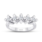 0.80 ct. Diamant Fünf-Stein Ring