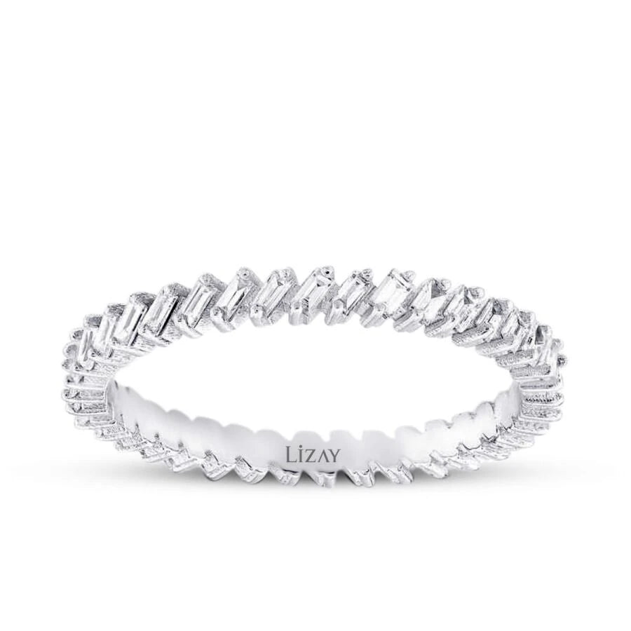 0.33 ct. Diamant Baguette Eternity Ring