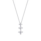 0.10 ct. Diamant Tria Halskette