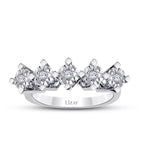 1.00 ct. Diamant Effekt Fünf-Stein Ring