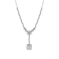1.50 ct. Diamant Baguette Halskette