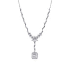 1.50 ct. Diamant Baguette Halskette