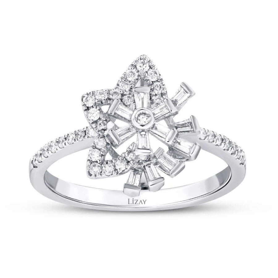 0.94 Karat Diamant Baguette Stern Set