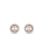 0.21 ct. Diamant Baguette Ohrringe