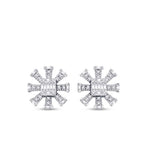 0.45 ct. Diamant Baguette Ohrringe