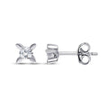 0.40 ct. Diamant Solitär Ohrringe
