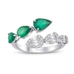 1.27 ct. Diamant Smaragd Ring