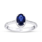 1.15 ct. Diamant Saphir Ring