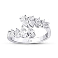 1.08 ct. Diamant Tropfen Ring