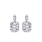 0.41 ct. Diamant Baguette Ohrringe