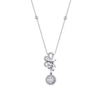 0.53 ct. Diamant Baguette Halskette