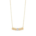 0.31 ct. Diamant Baguette Halskette