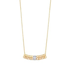 0.31 ct. Diamant Baguette Halskette
