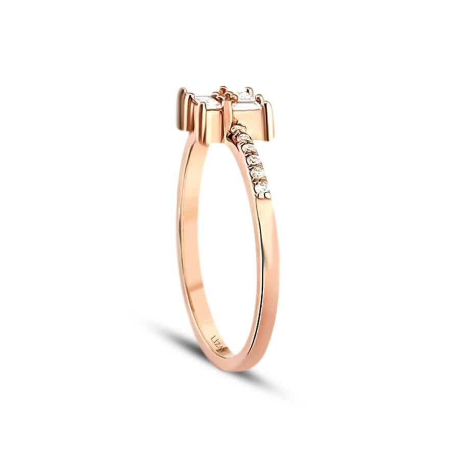 0.24 ct. Diamant Baguette Ring