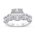 1.14 ct. Diamant Baguette Ring