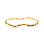 Gold Roter Emaille Armreif