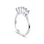 0.20 ct. Diamant Fünf-Stein Ring