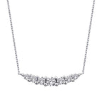 0.22 ct. Diamant Sieben-Stein Halskette
